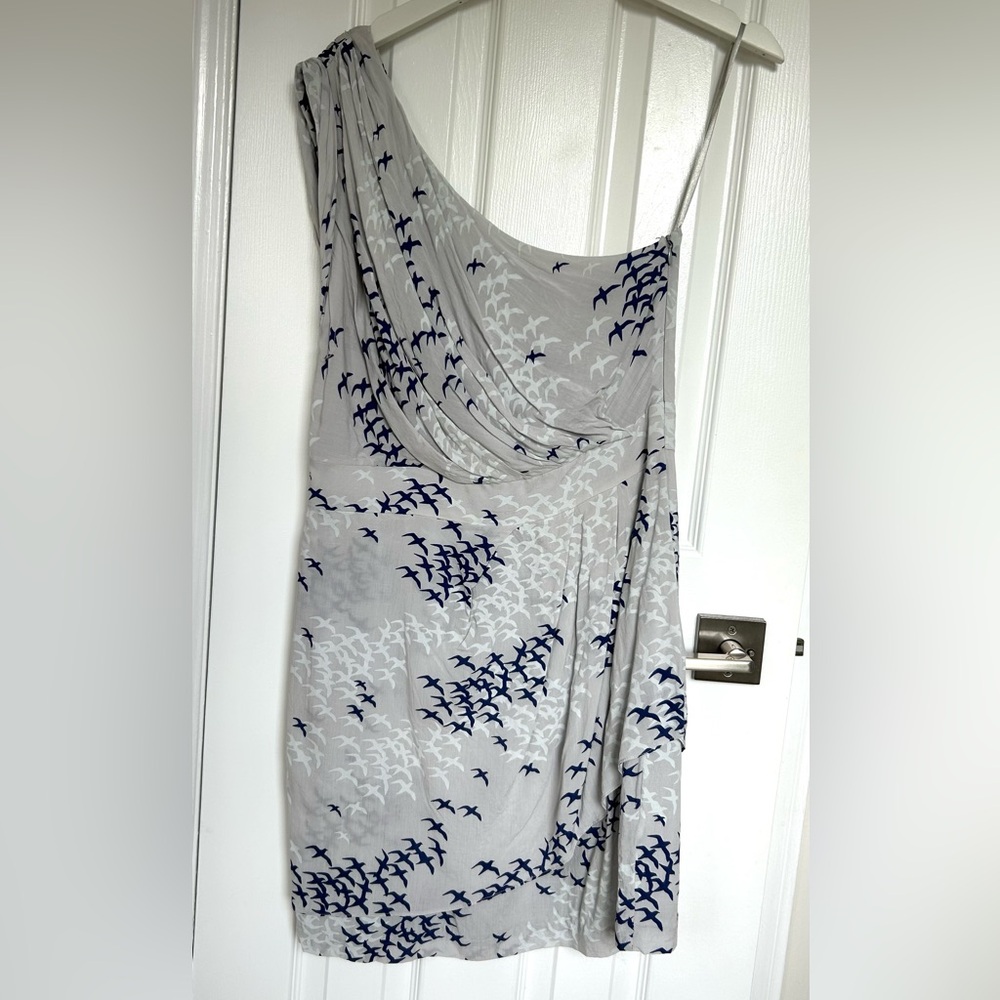BCBG Dress, One Shoulder Size 12 EUC